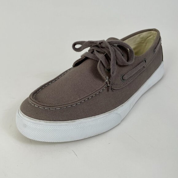 Sperry Bahama II Canvas Boat Shoe Sneaker, Medium Beige, Like New, Size 11 - Picture 7 of 10